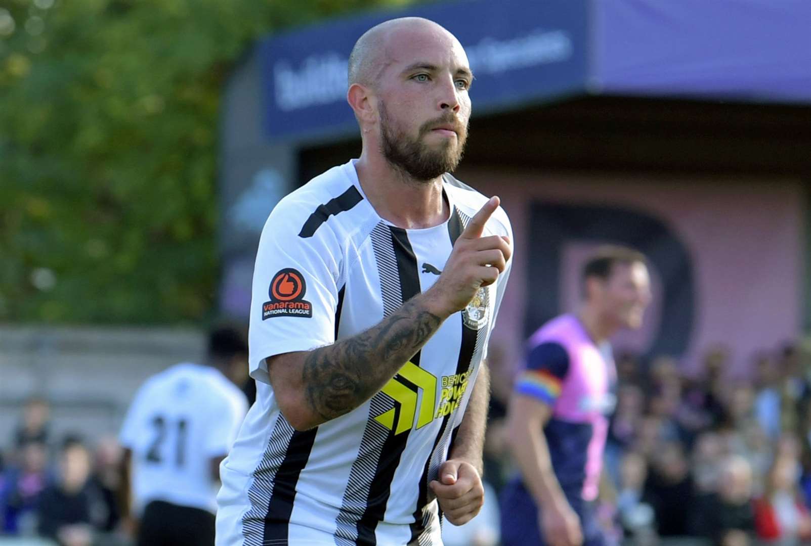 Samir Carruthers enjoyed a successful spell first time around at Princes Park - and will return to Dartford for the 2024/25 season. Picture: Keith Gillard