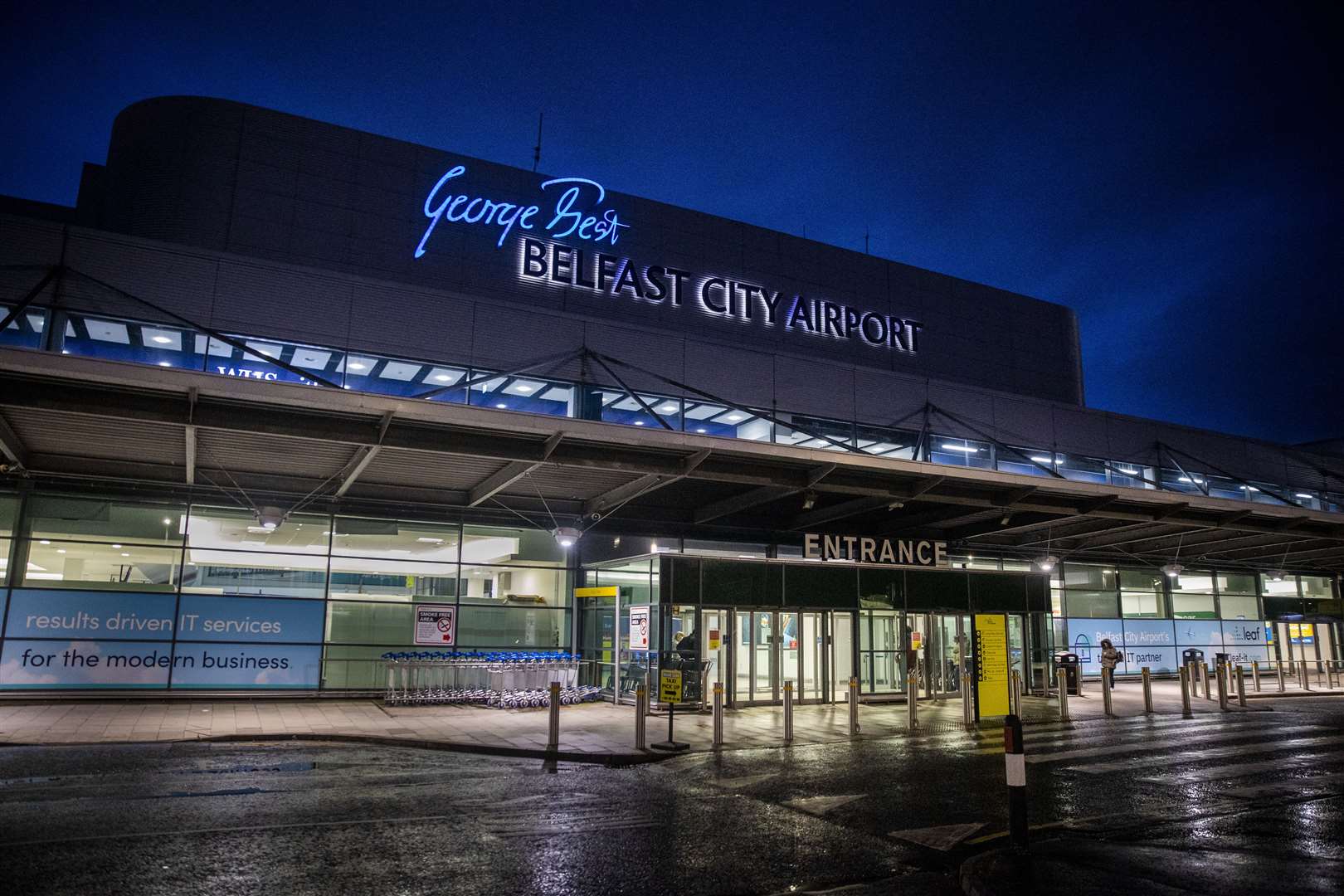 George Best Belfast City Airport (Liam McBurney/PA)