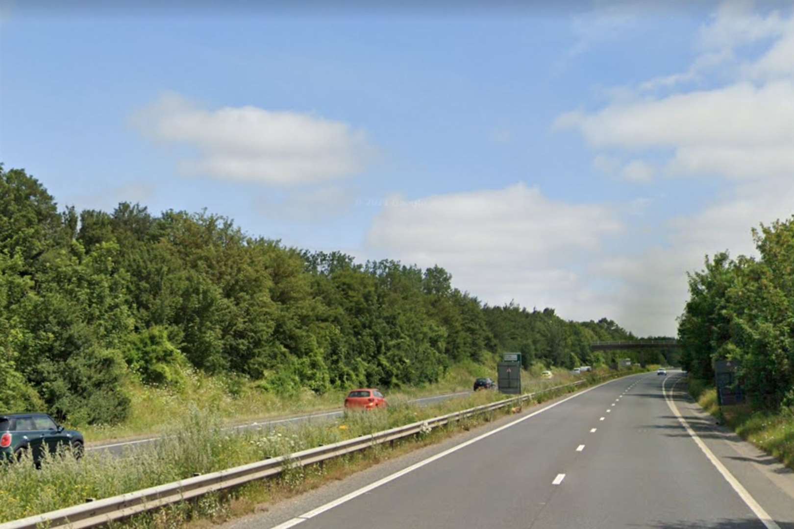 Work on the A2 planned for overnight has been postponed. Picture: Google Maps