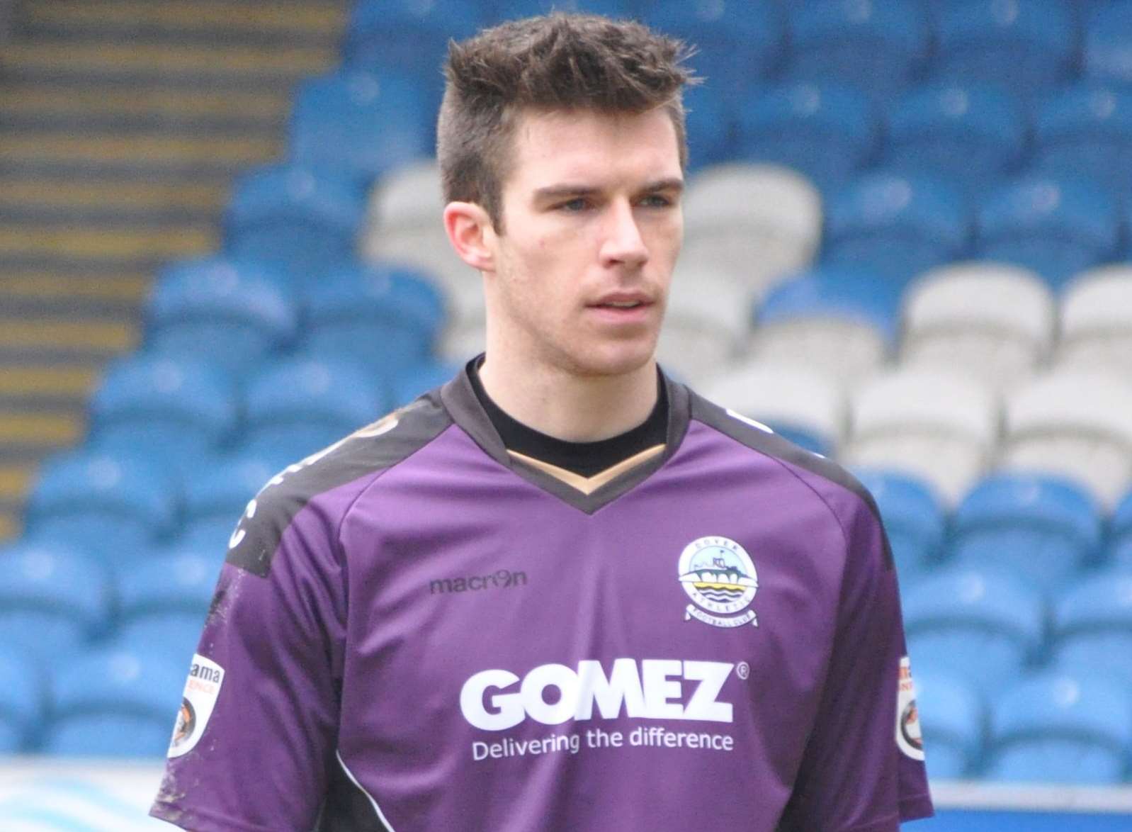 Dover goalkeeper Mitch Walker