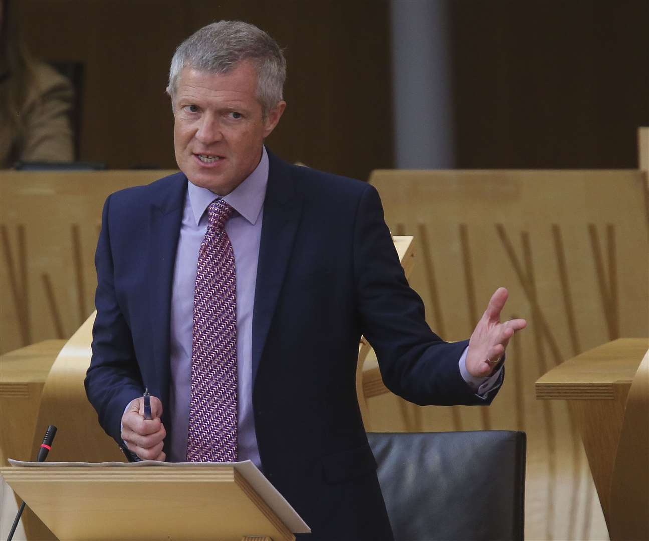 Willie Rennie described it as a ‘dark day’ for the Grangemouth workforce (Fraser Bremner/Scottish Daily Mail/PA)