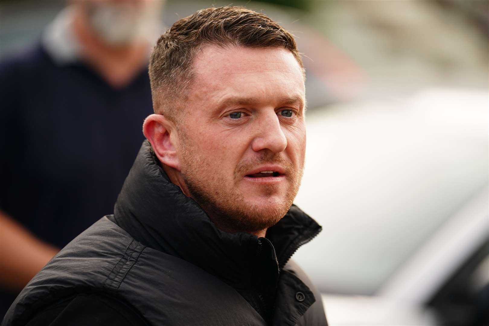 McIntyre shared content from a site named after far-right activist Tommy Robinson (Jordan Pettitt/PA)