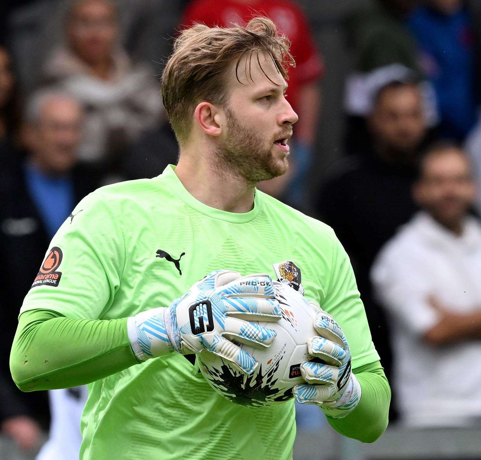 Jacob Marsden - made his first Dartford start of the season at the weekend as they saw off Leatherhead 2-0 in the FA Cup. Picture: Keith Gillard