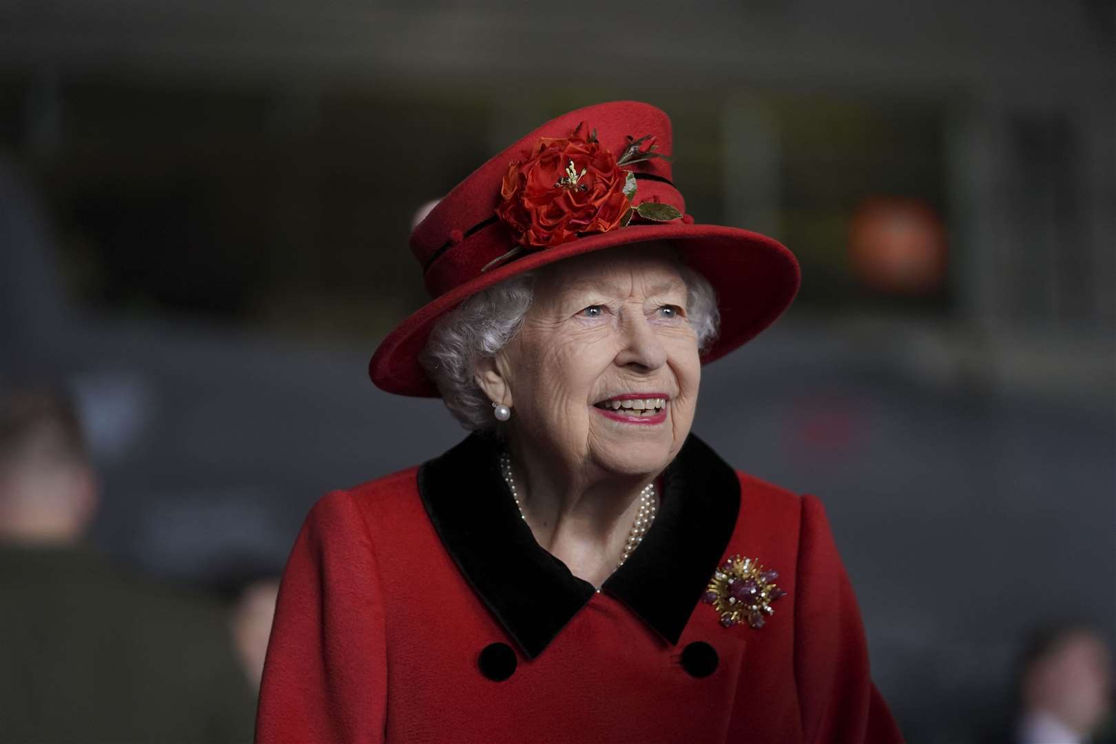 The Queen visited HMS Queen Elizabeth ahead of the ship’s maiden deployment (Steve Parsons/PA)