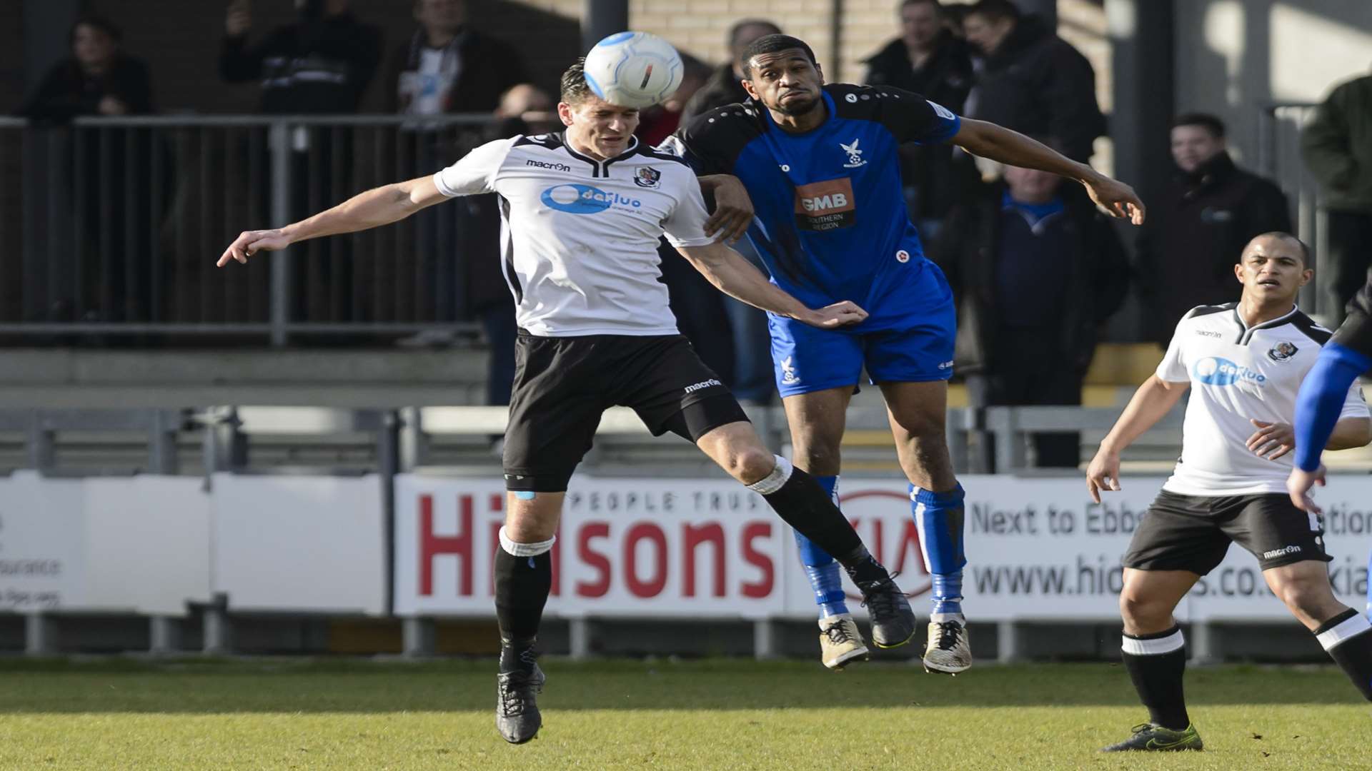 Danny Mills playing for Whitehawk against Dartford last season Picture: Andy Payton