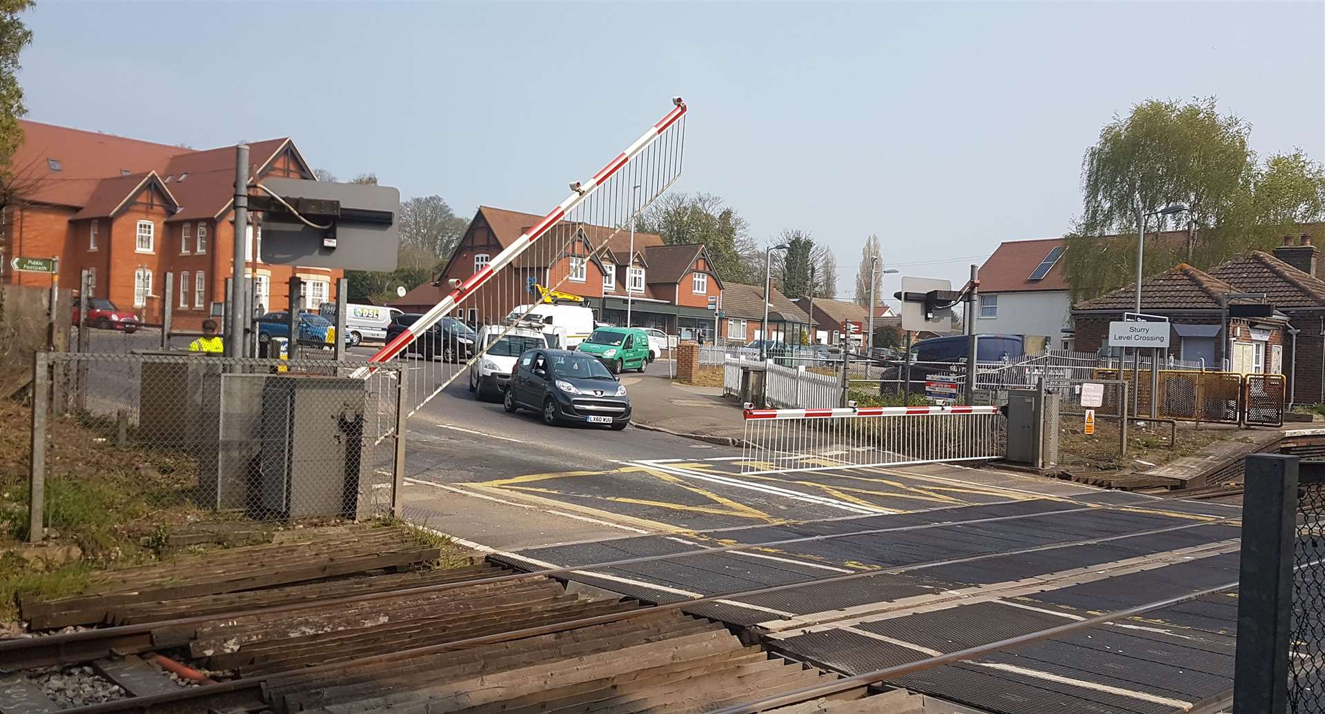 The link road should prevent the regular snarl up of traffic due to the level crossing at Sturry