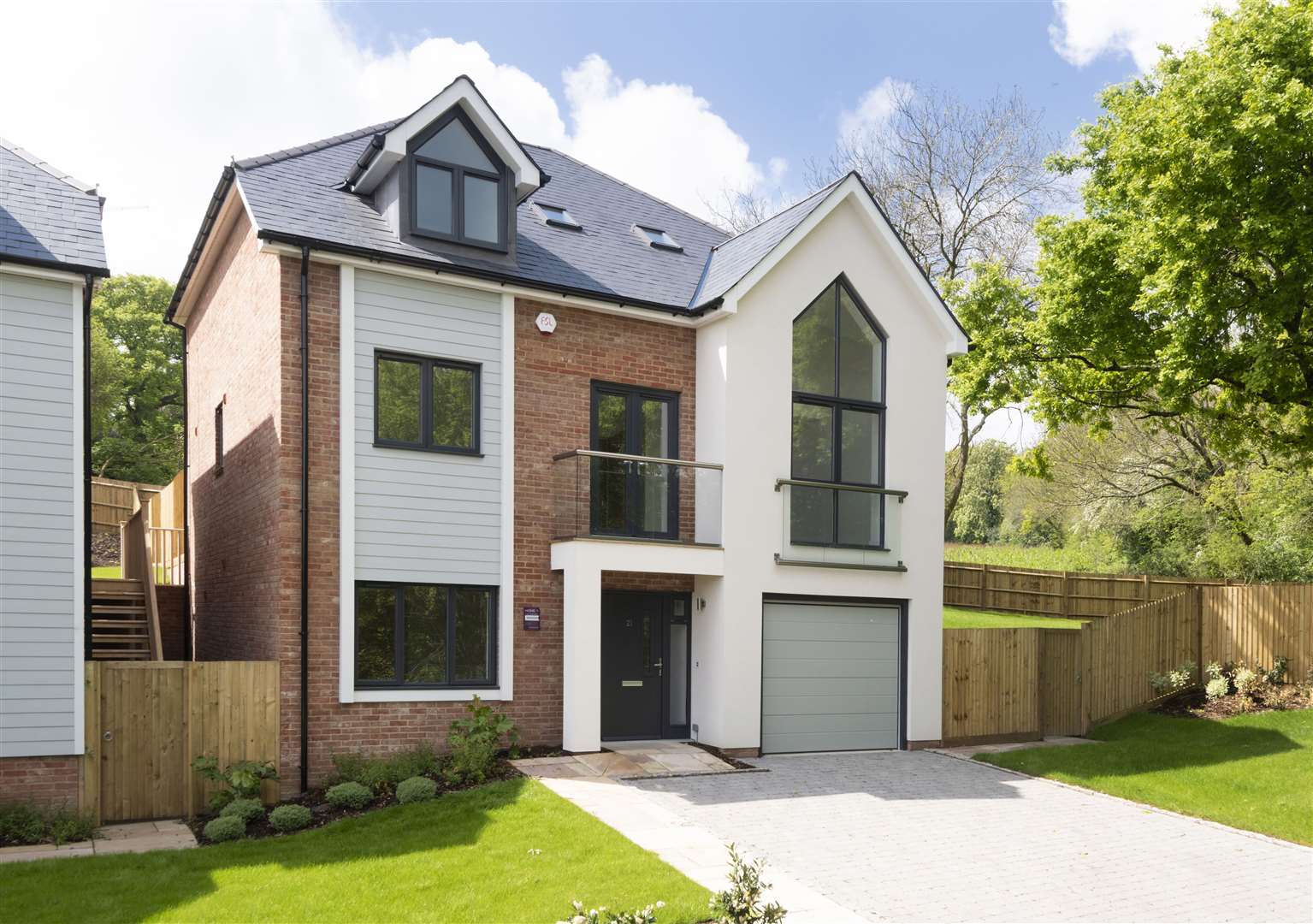 A 'contemporary' design by Fernham Homes at Downsview in Westerham
