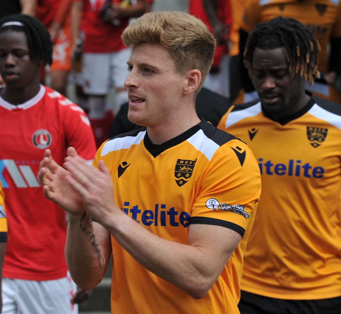 Maidstone striker Jack Barham Picture: Steve Terrell