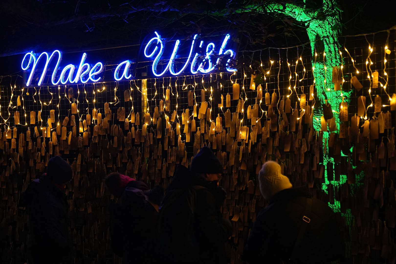 Visitors can make a wish during the trail (Joe Giddens/PA)