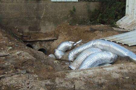 The underground cannabis factory found underneath a disused barn in Salt Lane, Cliffe.