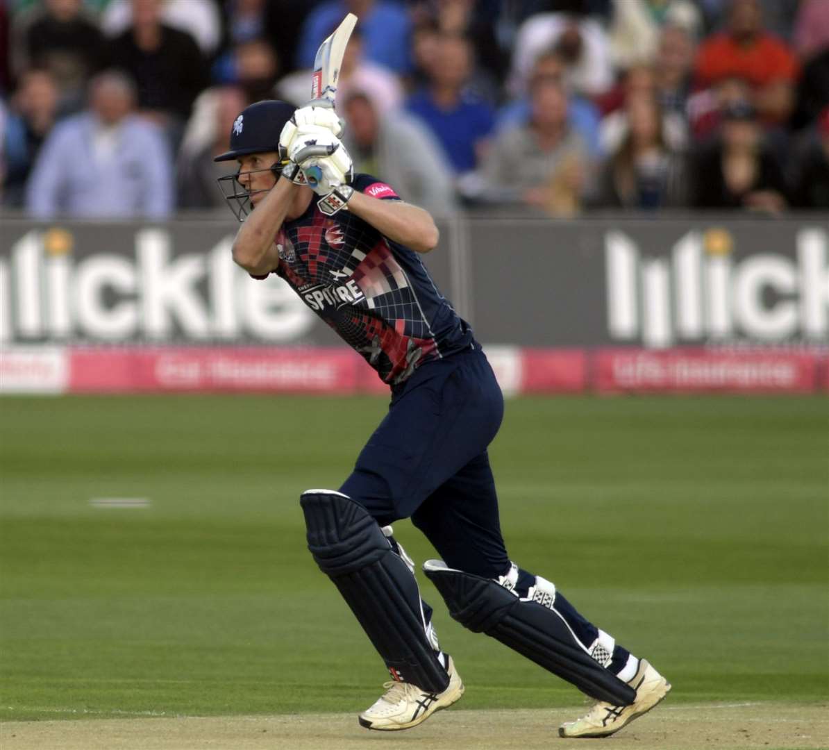 Zak Crawley in T20 Blast quarter-final action against Birmingham Bears. Picture: Barry Goodwin