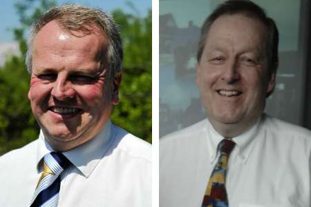 Ann Barnes appointed Peter Carroll, left, and Howard Cox as special advisers