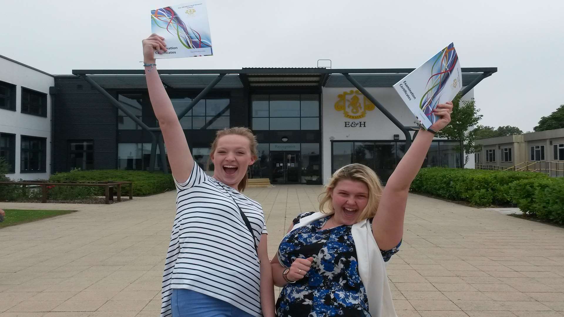 Gemma Reynolds (right) and Zoe Lintott (left)