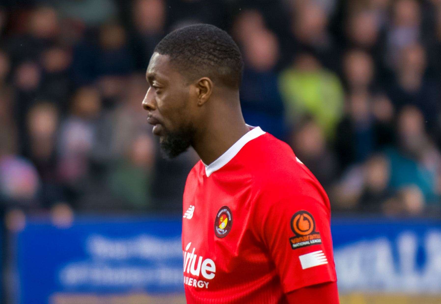 Rakish Bingham wants a happy end to the season at Stonebridge Road. Picture: Ed Miller/EUFC