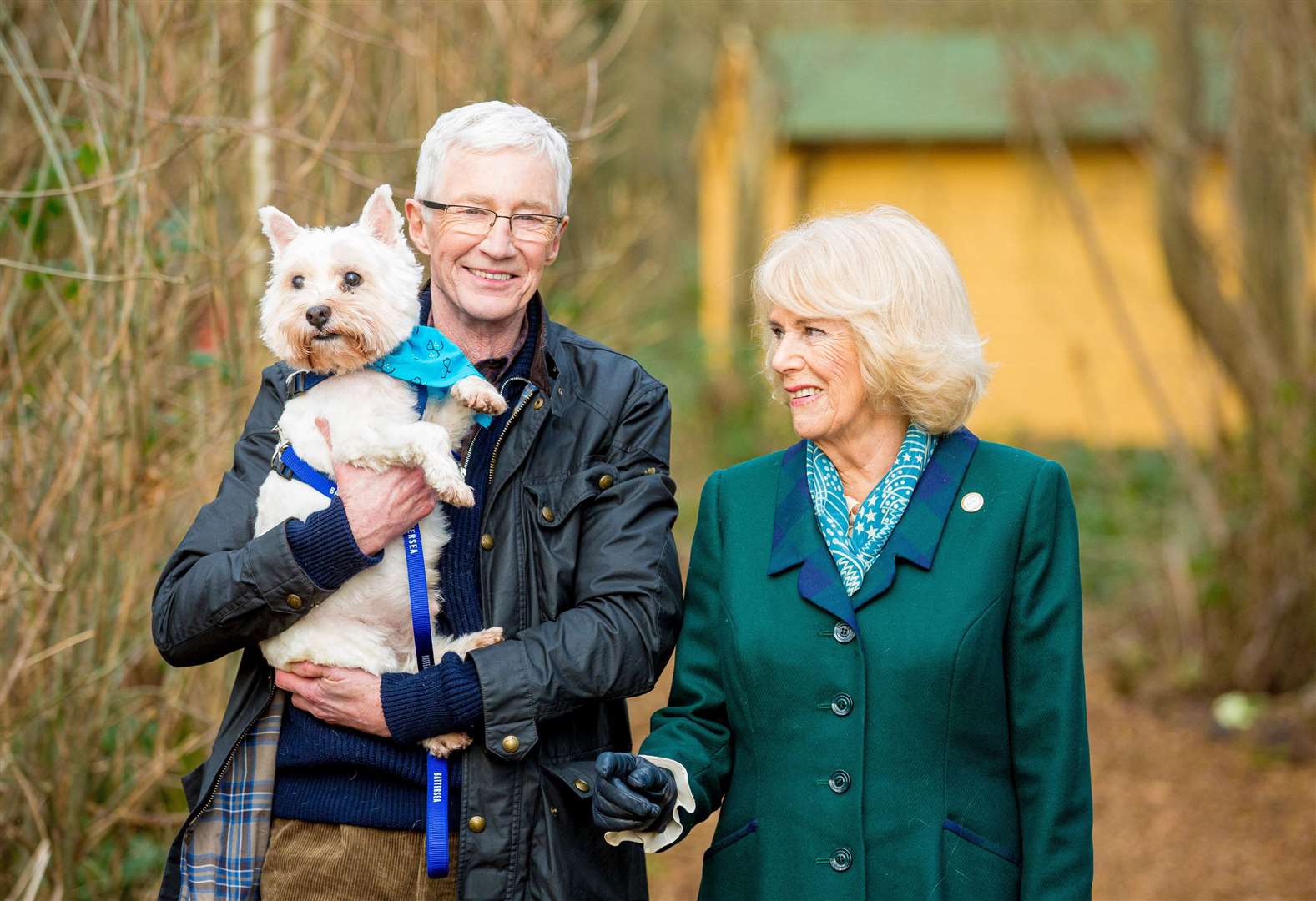 Paul O'Grady with Her Majesty the Queen Consort