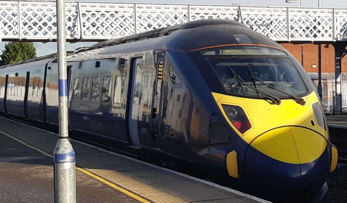 Trains from Ramsgate to Dover are affected but not going the other way