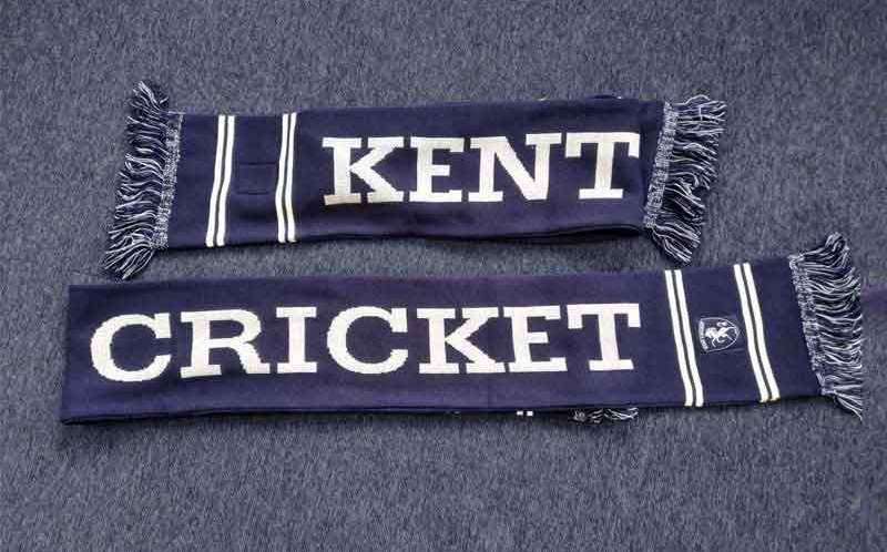 Sports fans can pick up scarves, hats, jackets and t-shirts from the Kent Cricket club shop. Picture: Kent Cricket