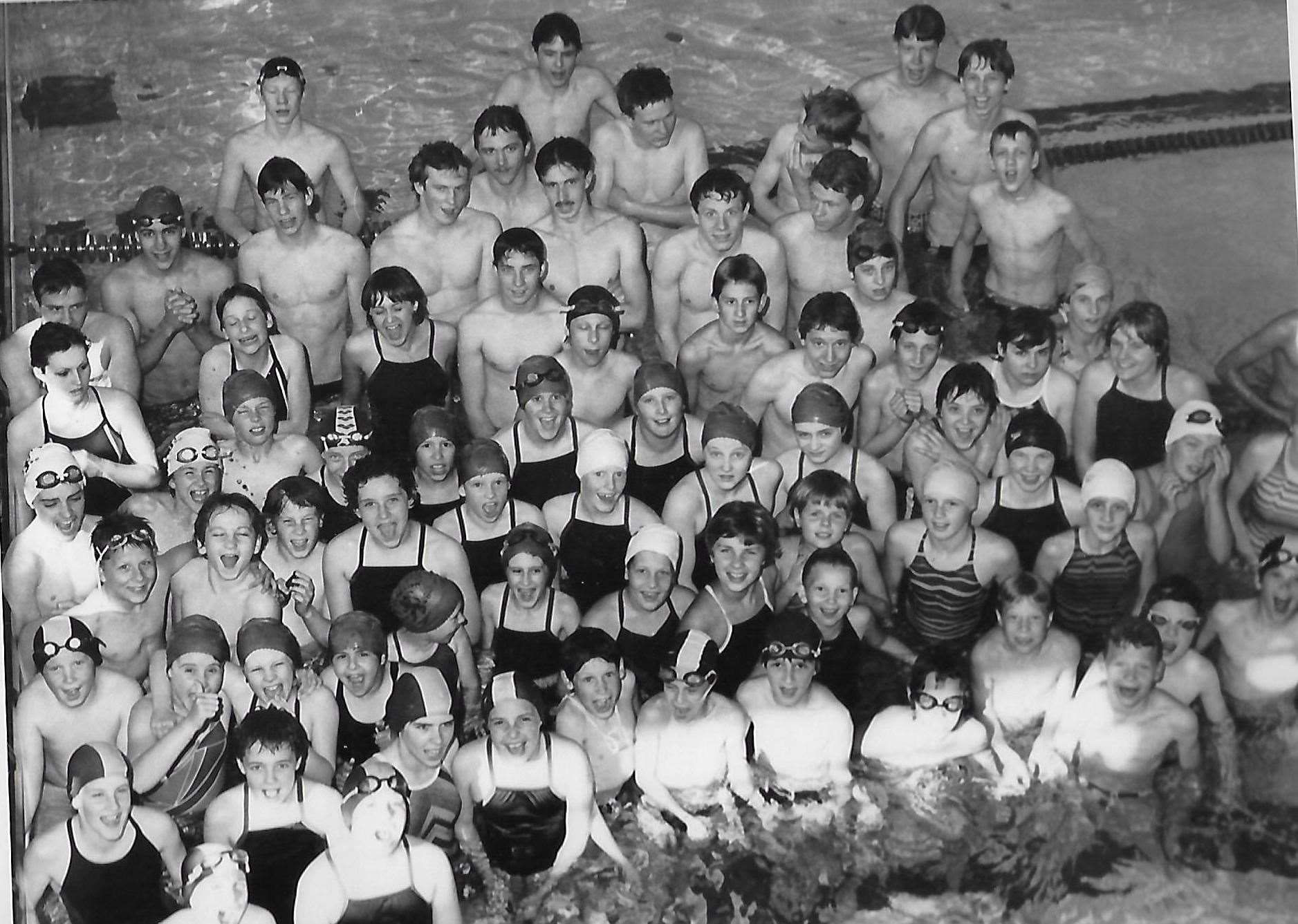 The Black Lion Swimming Club, dated around 1970. Picture: Black Lion Swimming Club