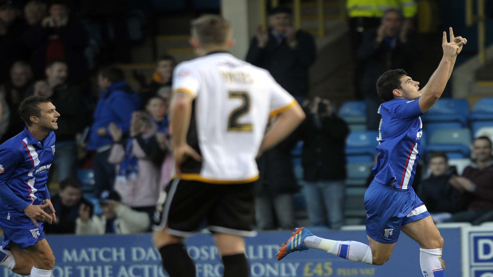 Gillingham's John Egan Picture: Barry Goodwin