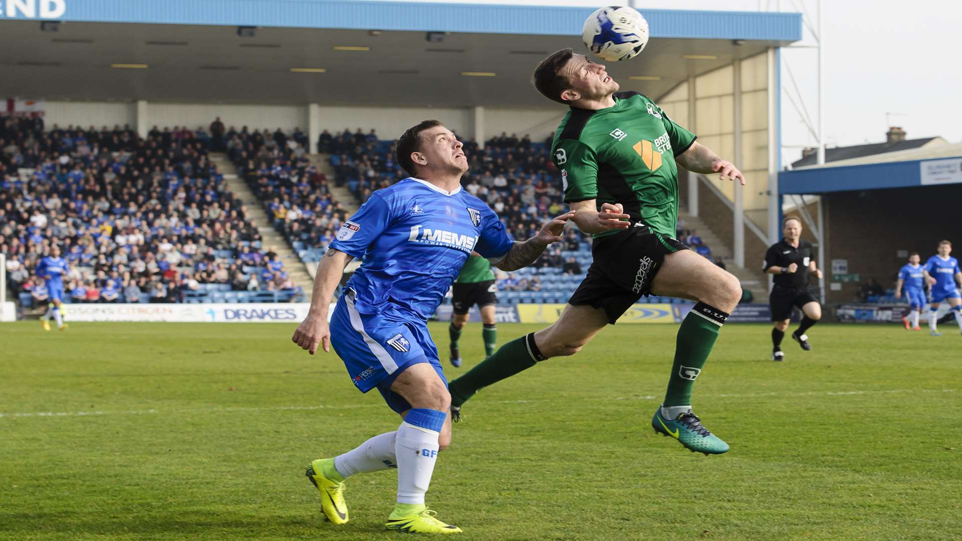 Cody McDonald asks questions of the Scunthorpe defence Picture: Andy Payton