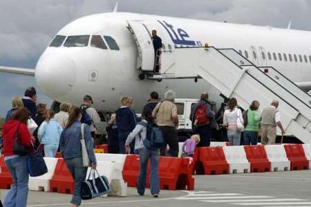 Kent Escapes flight preparing to leave Manston for its first flight last season