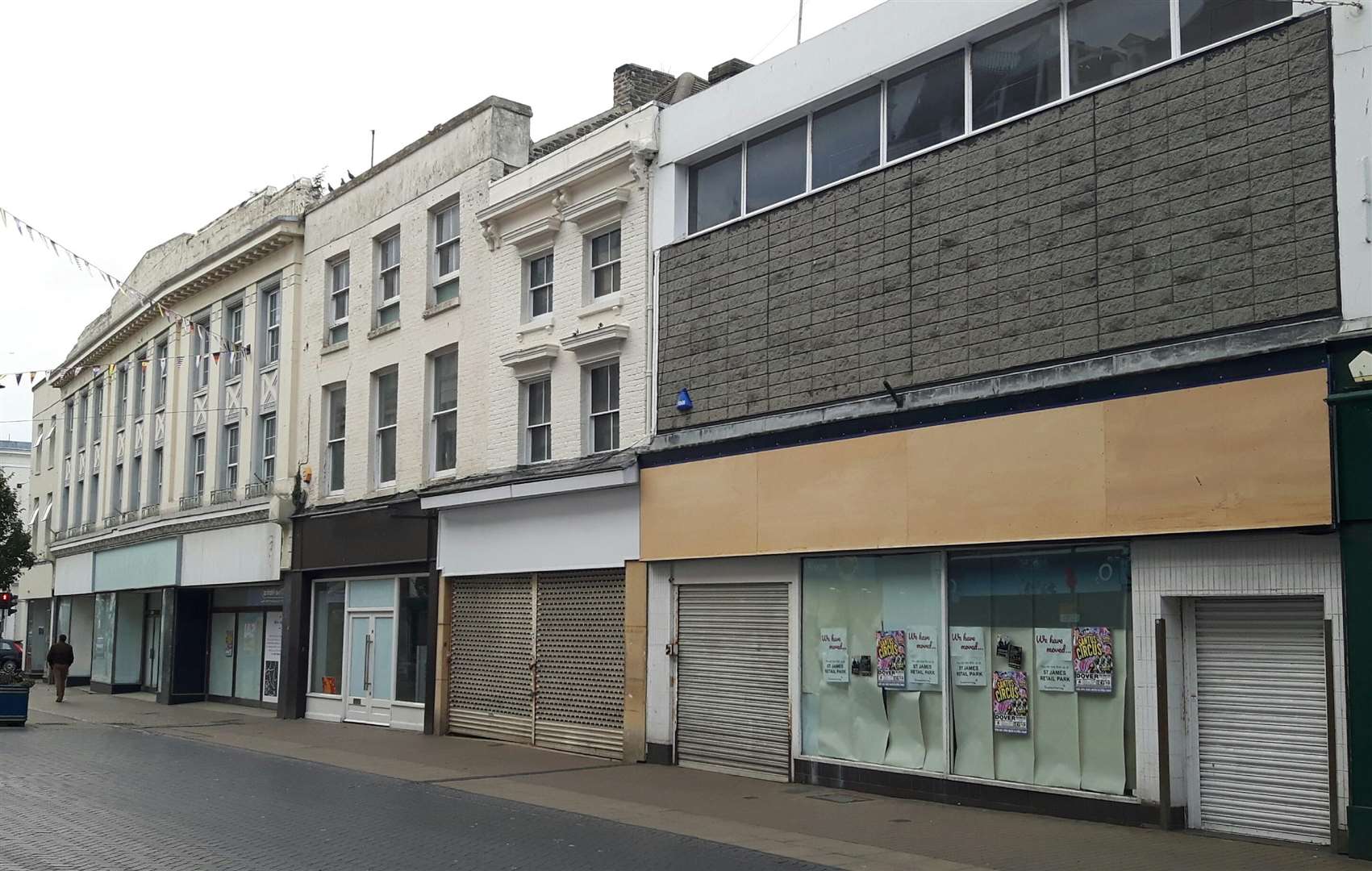 The blight of empty shops at Dover's precinct