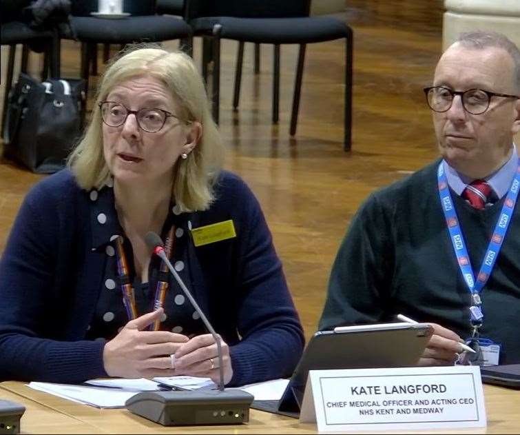 Kate Langford, chief medical officer and acting CEO of NHS Kent and Medway, said the services would be reprocured as they are but would develop later on