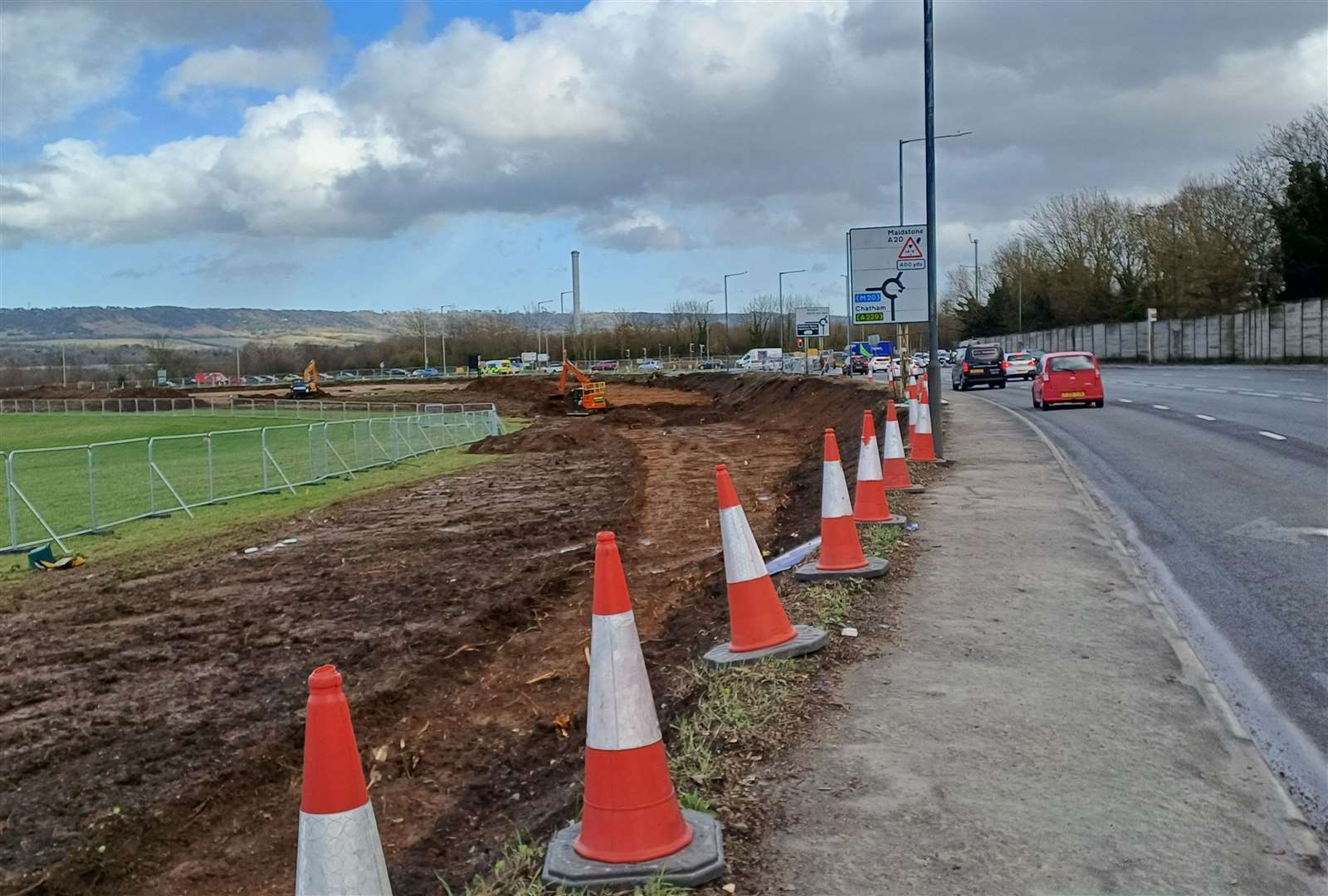 Part of the A20 Coldharbour Roundabout in Maidstone will be shut overnight