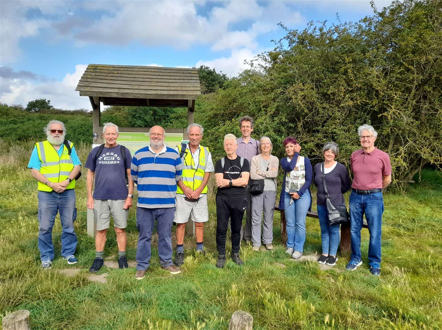 A new free walking route has been launched in Dartford Heath