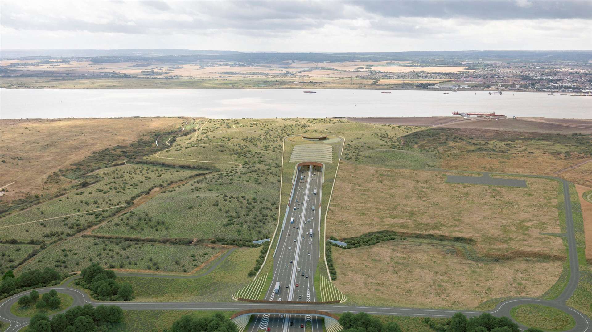A decision on the Lower Thames Crossing is expected in 2024. Credit: Highways England