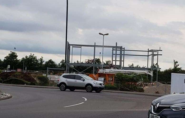 Work has began on a new KFC on Horsted Retail Park. Picture: Jim Lawrence
