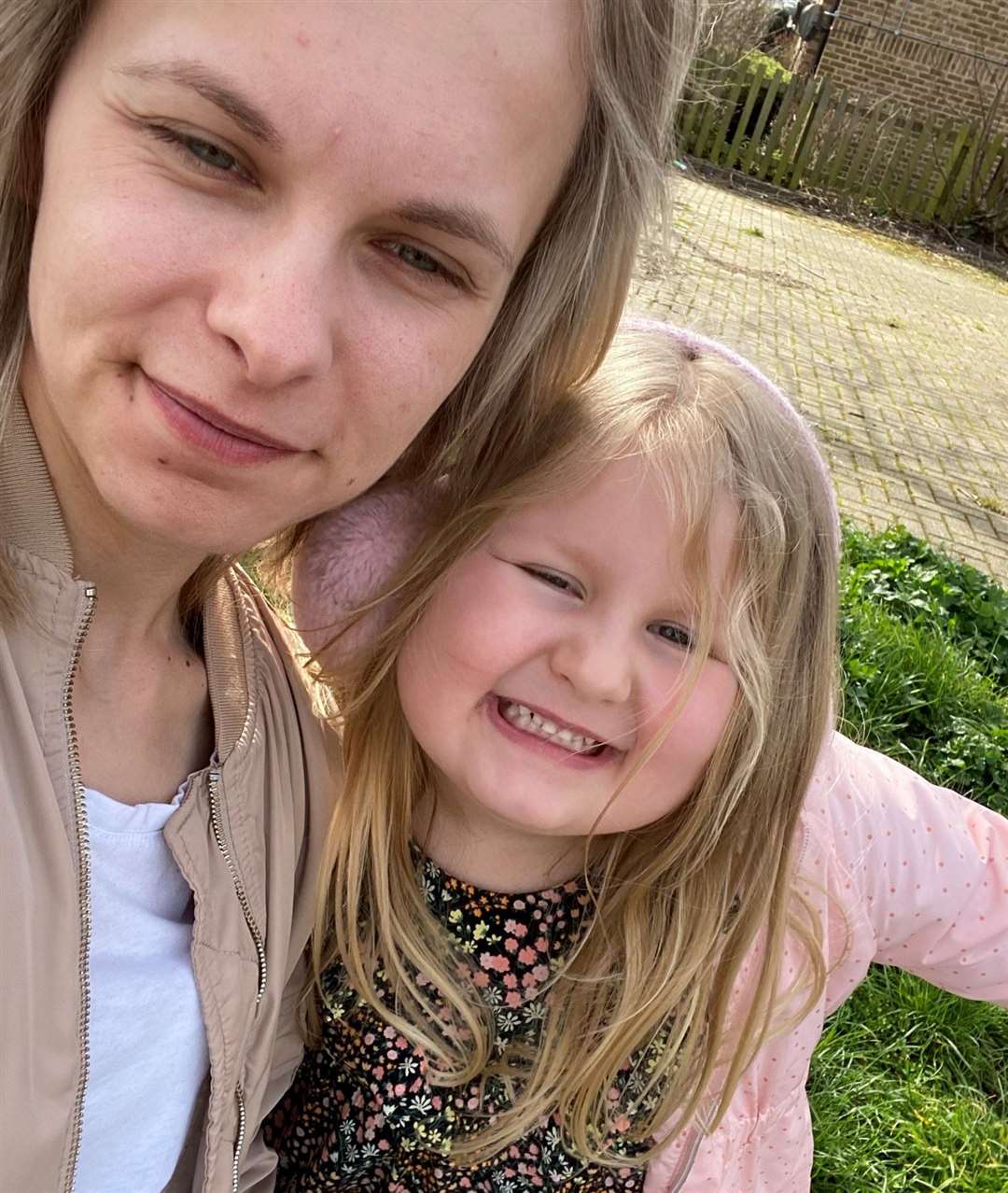 Magdalena Wisniewska, 26, with her daughter Maya Siek