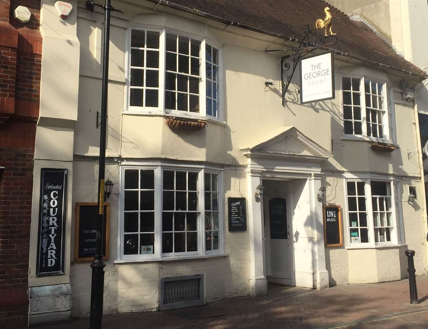 Malt was previously jailed following a brawl in The George Hotel in Ashford high street