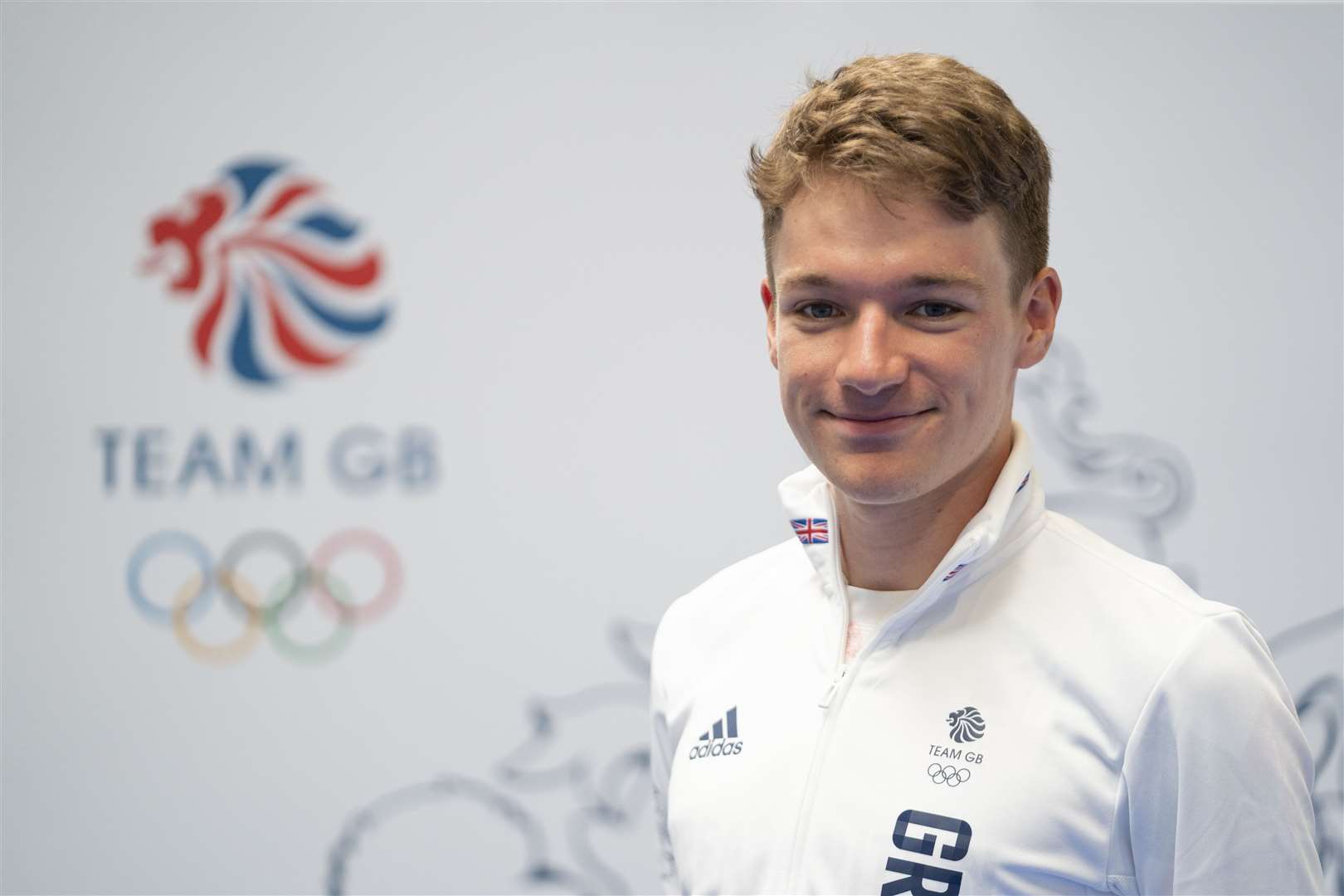 Ethan Hayter during a kitting out session for the Tokyo Olympics 2020 at the Birmingham NEC (Zac Goodwin/PA)