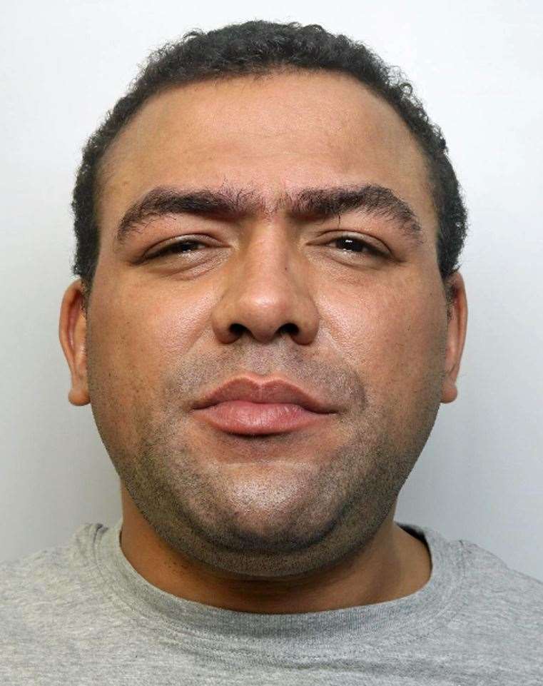 Ricky Morgan, 34, who has been found guilty of the Tube attack (BTP/PA)