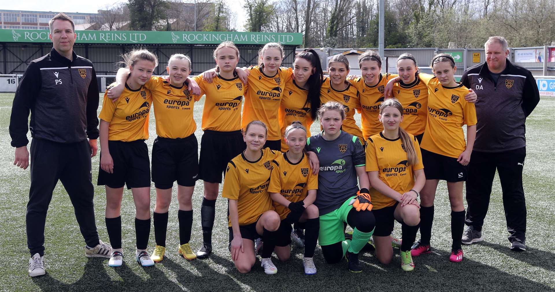 Maidstone United - defeated in the Kent Merit Under-14 Girls Cup Final. Picture: PSP Images