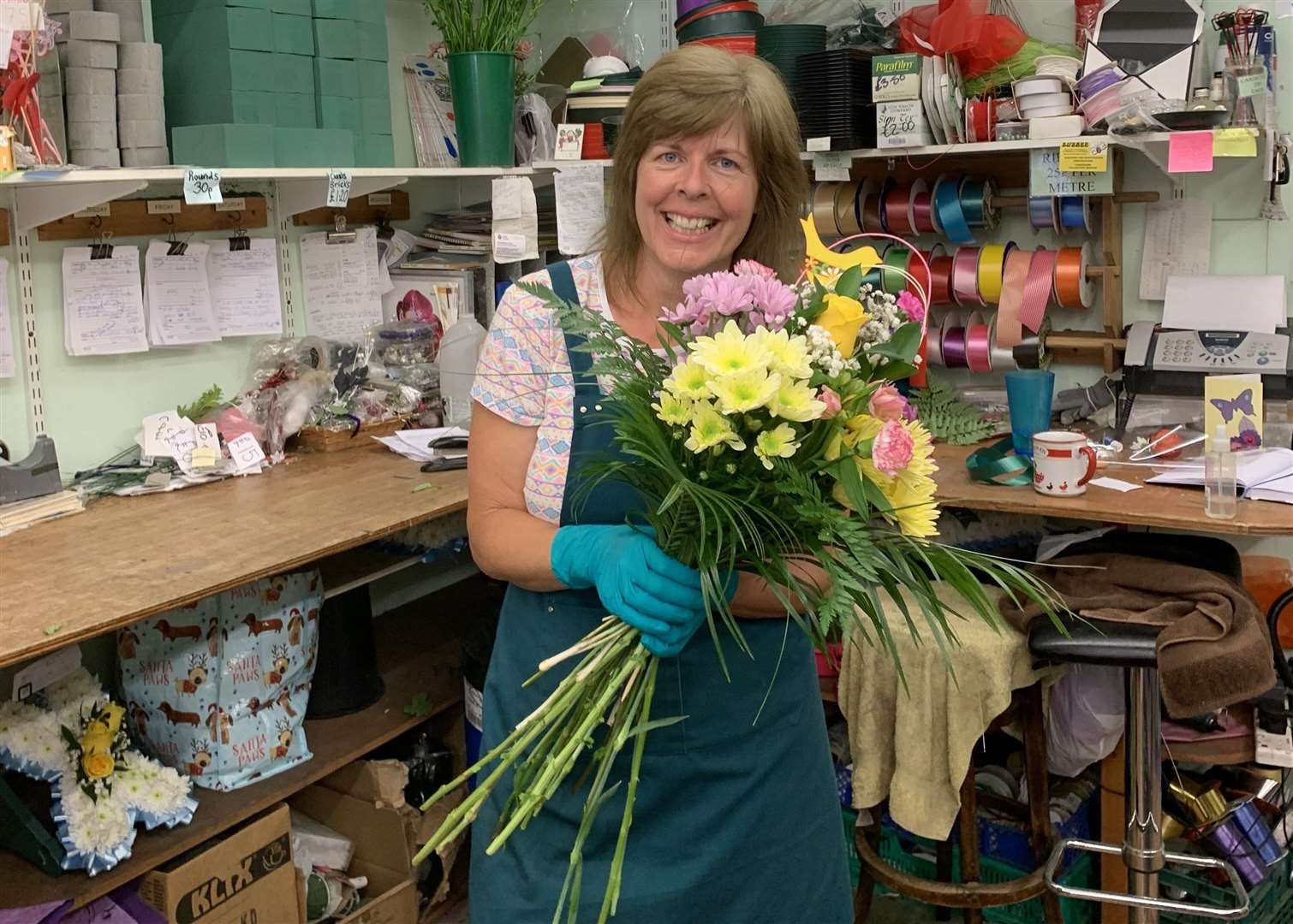 Sue Probert, of Daisy Chains florists in Sheerness High Street