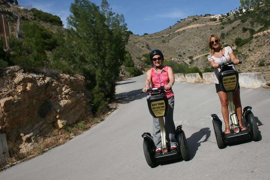 A Segway tour in Benidorm's mountains