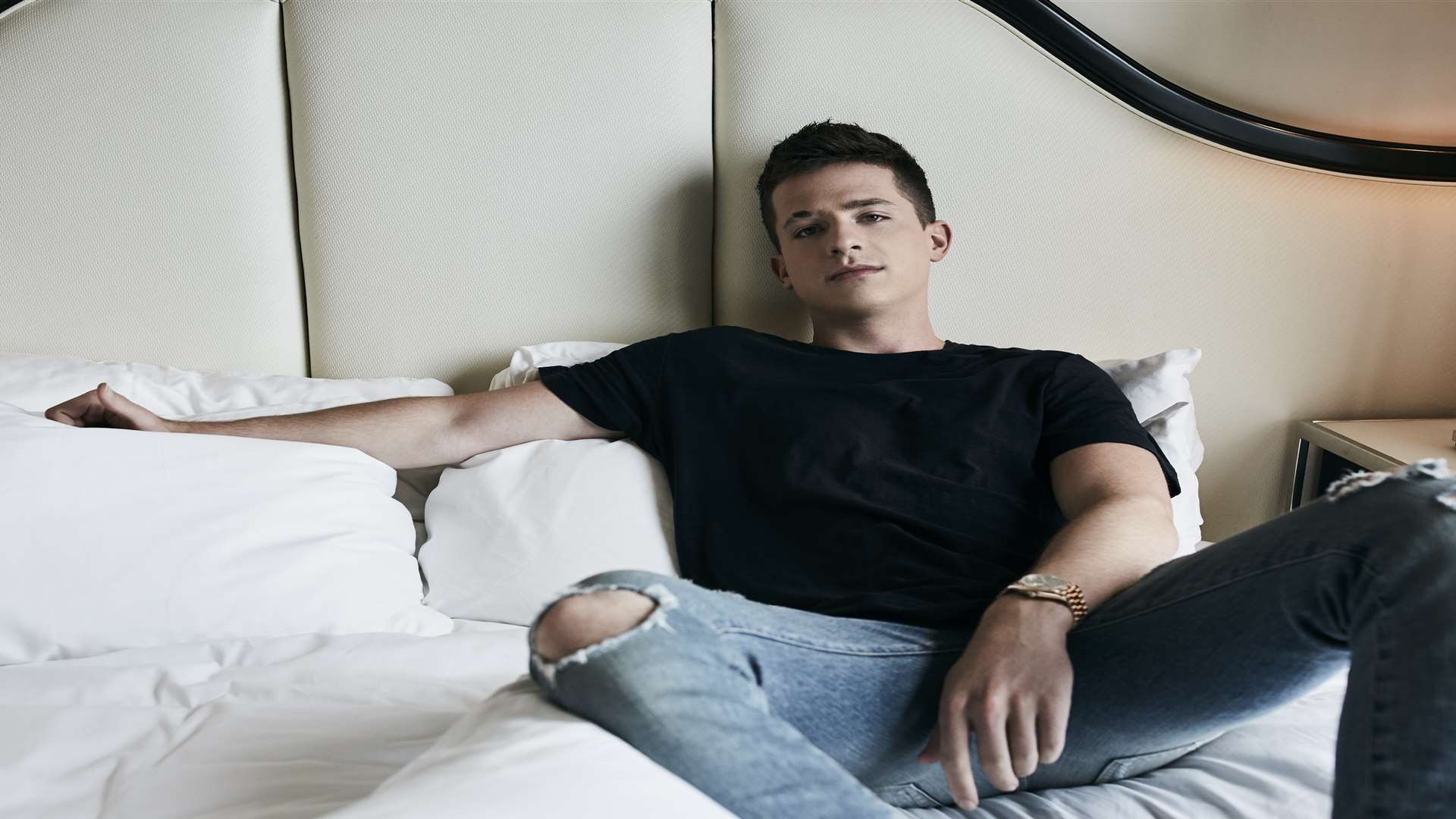 Charlie Puth will be on kmfm's Hit List Picture: Jimmy Fontaine