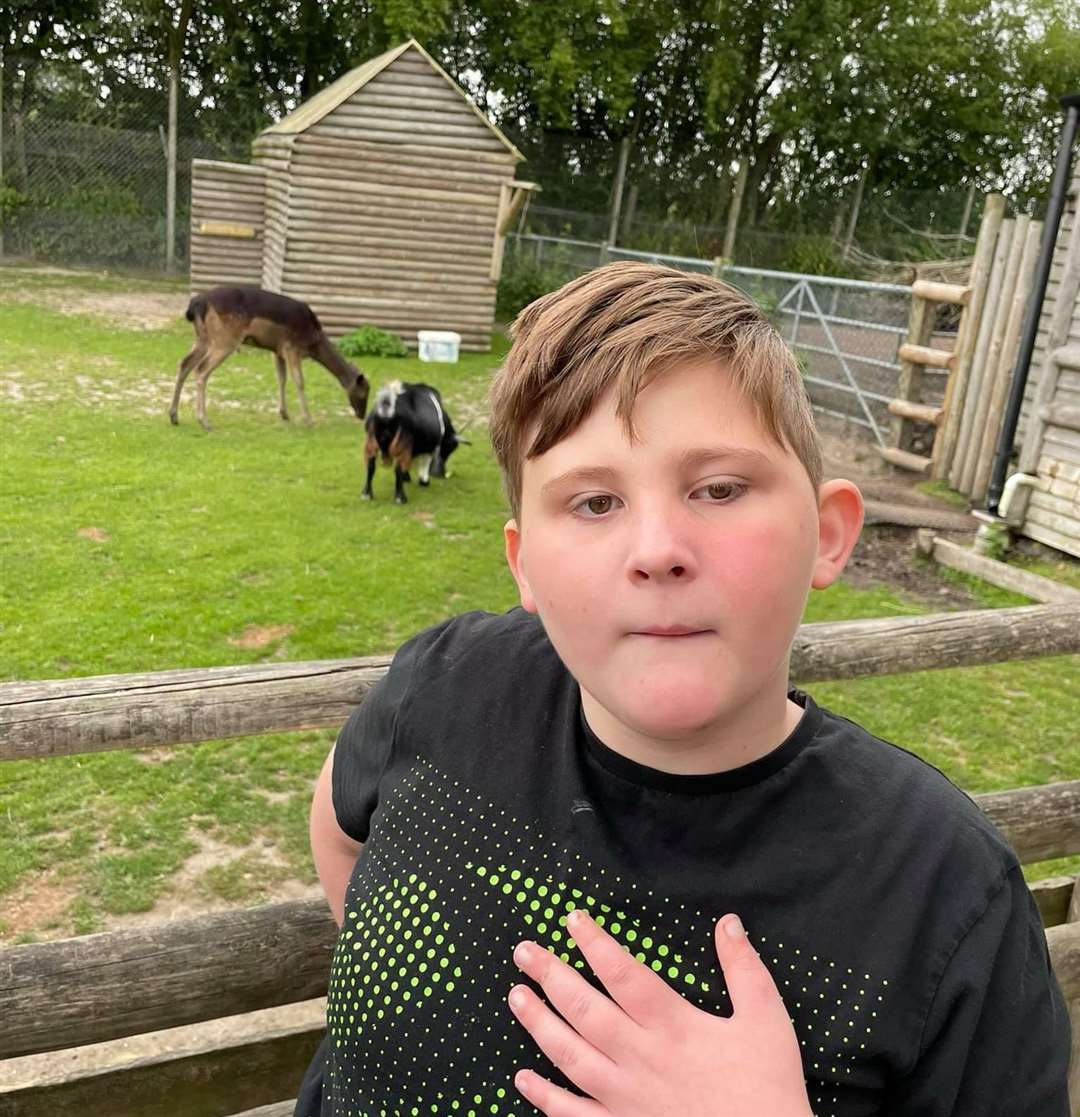 Michelle Keen's son George loves visiting the park. Picture: Michelle Keen