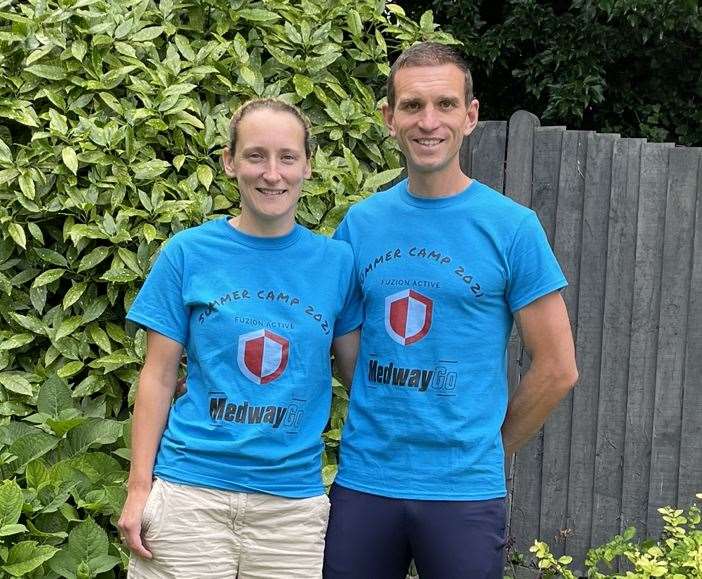 Andrea and Jon Waite are helping youngsters across Medway