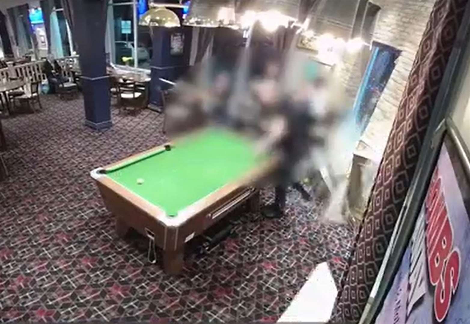 The moment Jamie Kettle crashed a stolen Landrover Discovery into The Lockside pub in Worksop (Nottinghamshire Police)