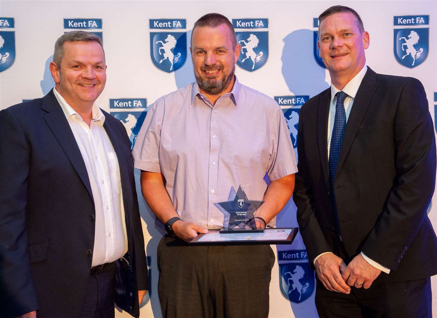 Grassroots match official of the year went to Phil Mathews. Picture: Ian Scammell