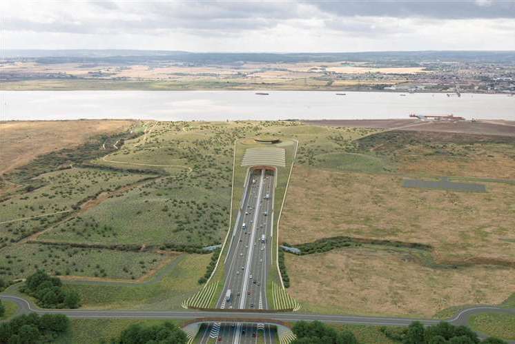 ‘If the second Thames Crossing is ever built, I guarantee within 10 years that it too will become congested and someone will propose a third crossing’Picture: Highways England