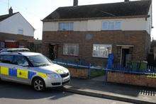 Scene of the attack in Queensway, Sheerness