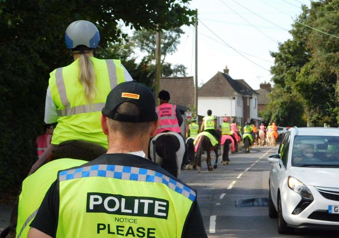 According to the Highway Code, motorists should slow down when passing a horse. Picture: Leanne Hodges