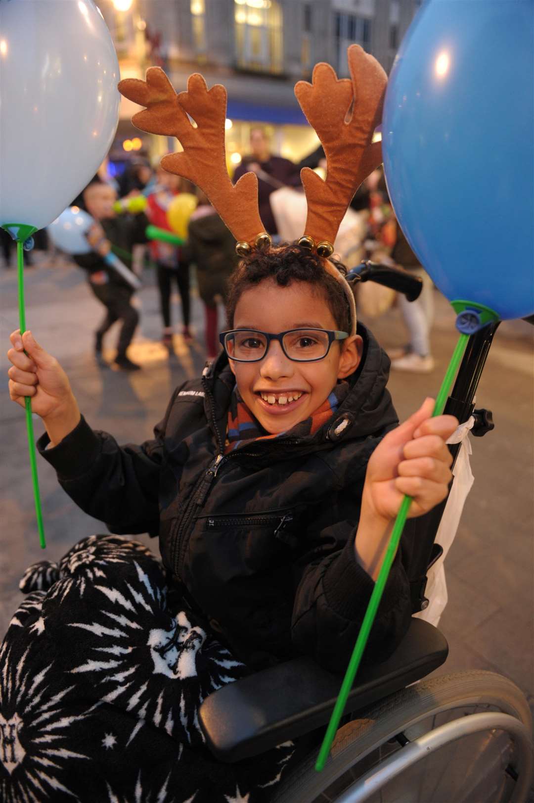 Joseph, who is seven really enjoyed the event, picture Steve Crispe