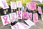 The Victoria Road pupils with their posters