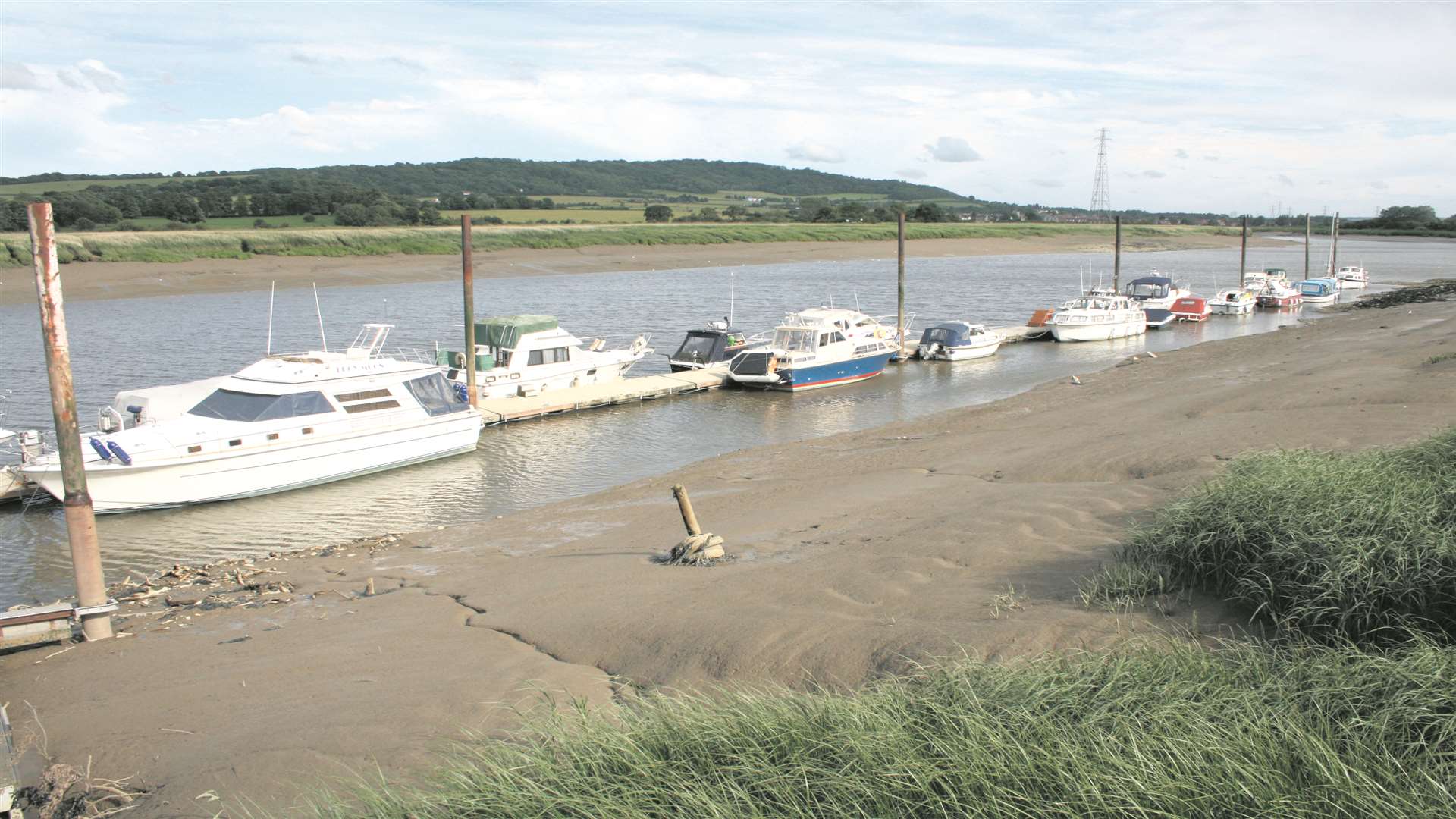 The man was rescued from Medway Bridge Marina. Library image.