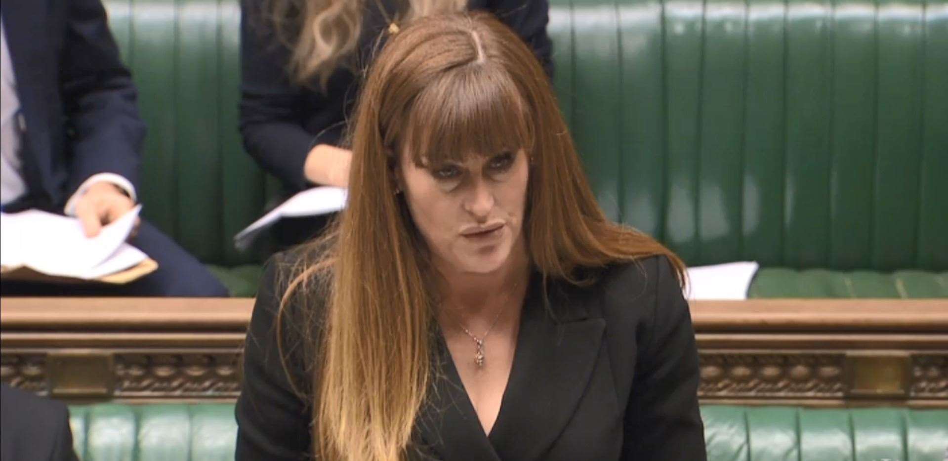 Kelly Tolhurst in parliament